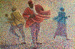 Gemälde, Merry dance, Betty Acquah