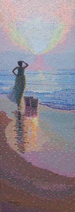 Gemälde, Early bird I, Betty Acquah
