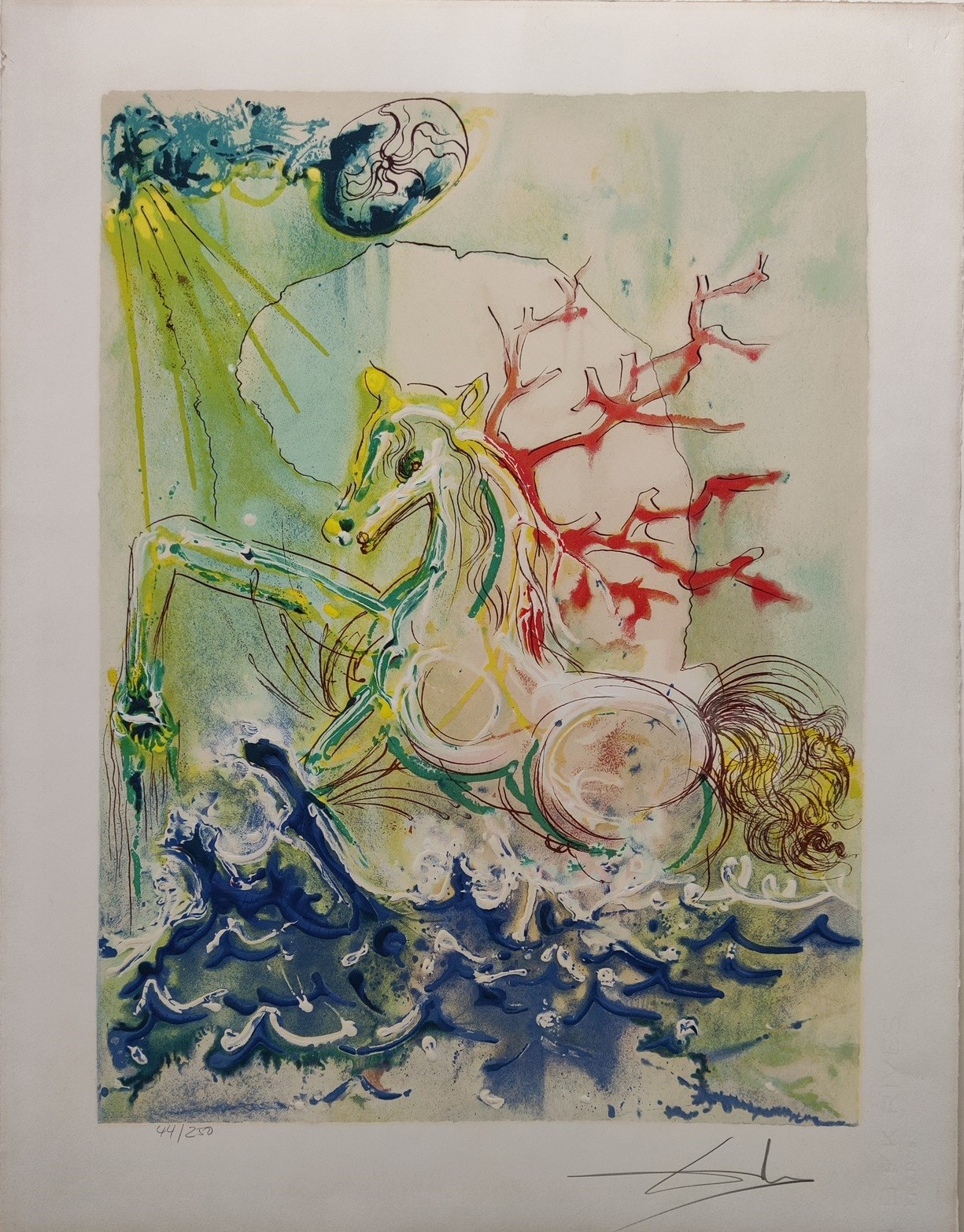 Salvador Dali, Neptune, from the series Les Chevaux Daliniens Salvador Dali, Neptune, from the series Les Chevaux Daliniens