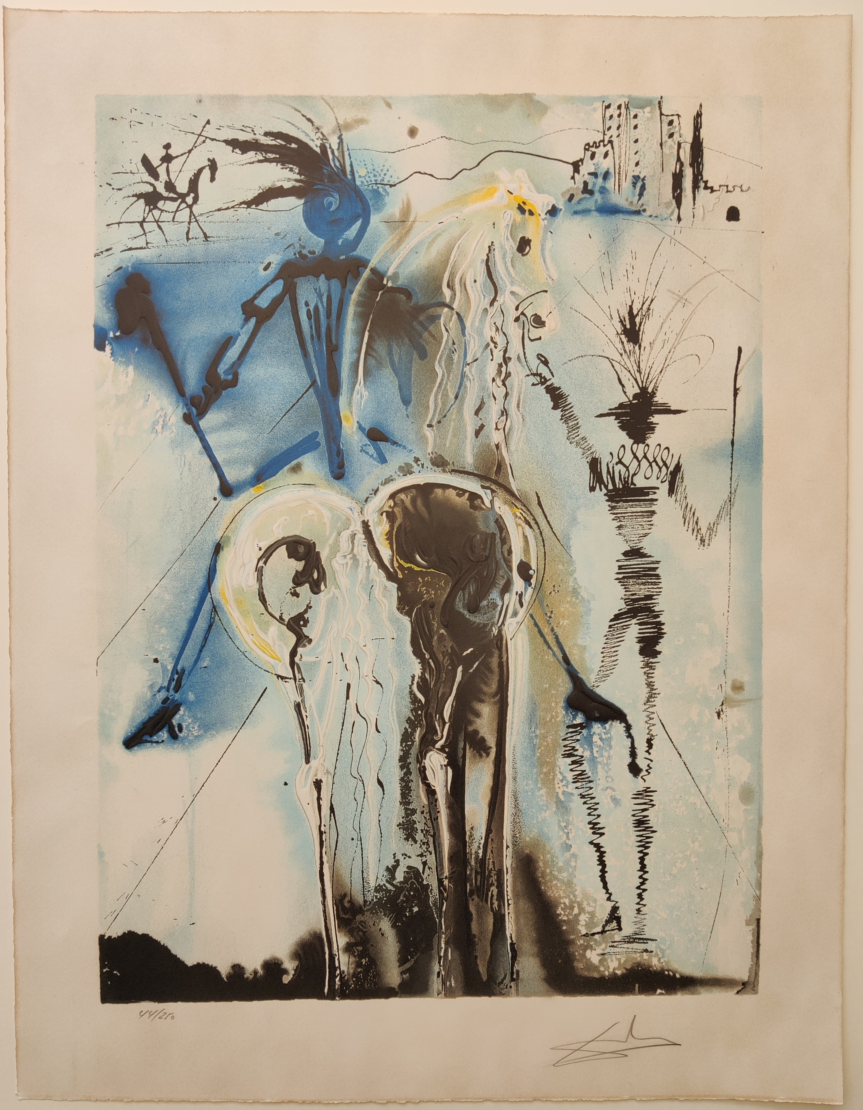 Salvador Dali, Don quichotte, from the series Les Chevaux Daliniens Salvador Dali, Don quichotte, from the series Les Chevaux Daliniens