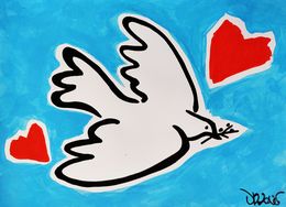 Gemälde, Love dove (a tribute to Piacasso), Dr. Love