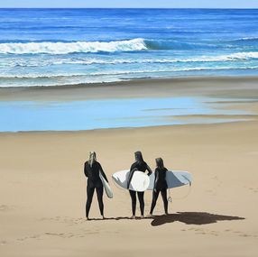 Gemälde, Praia do Telheiro, Claudio Filippini
