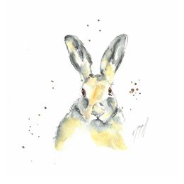 Fine Art Drawings, My lucky white Rabbit !, Noël Granger