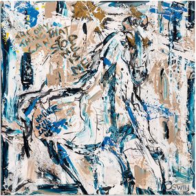 Painting, The Only thing that can Stop me is Me, Oswin Gesselli