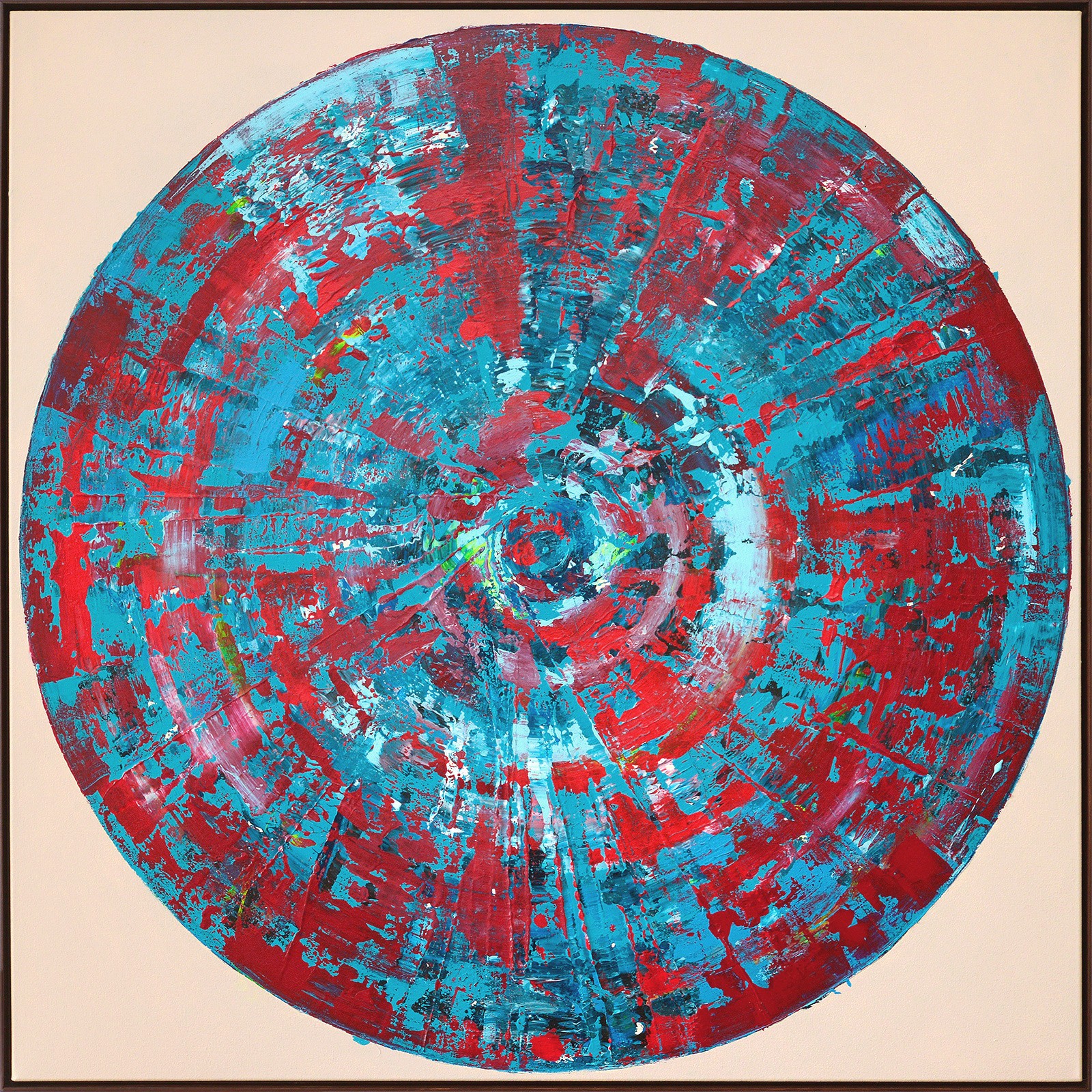 Bernhard Lang, Red Blue Circle Bernhard Lang, Red Blue Circle