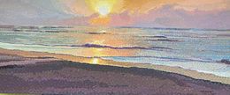 Gemälde, Sunlit shores of natural therapy, Betty Acquah