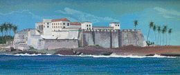 Peinture, A piece of history Elmina castle, Betty Acquah