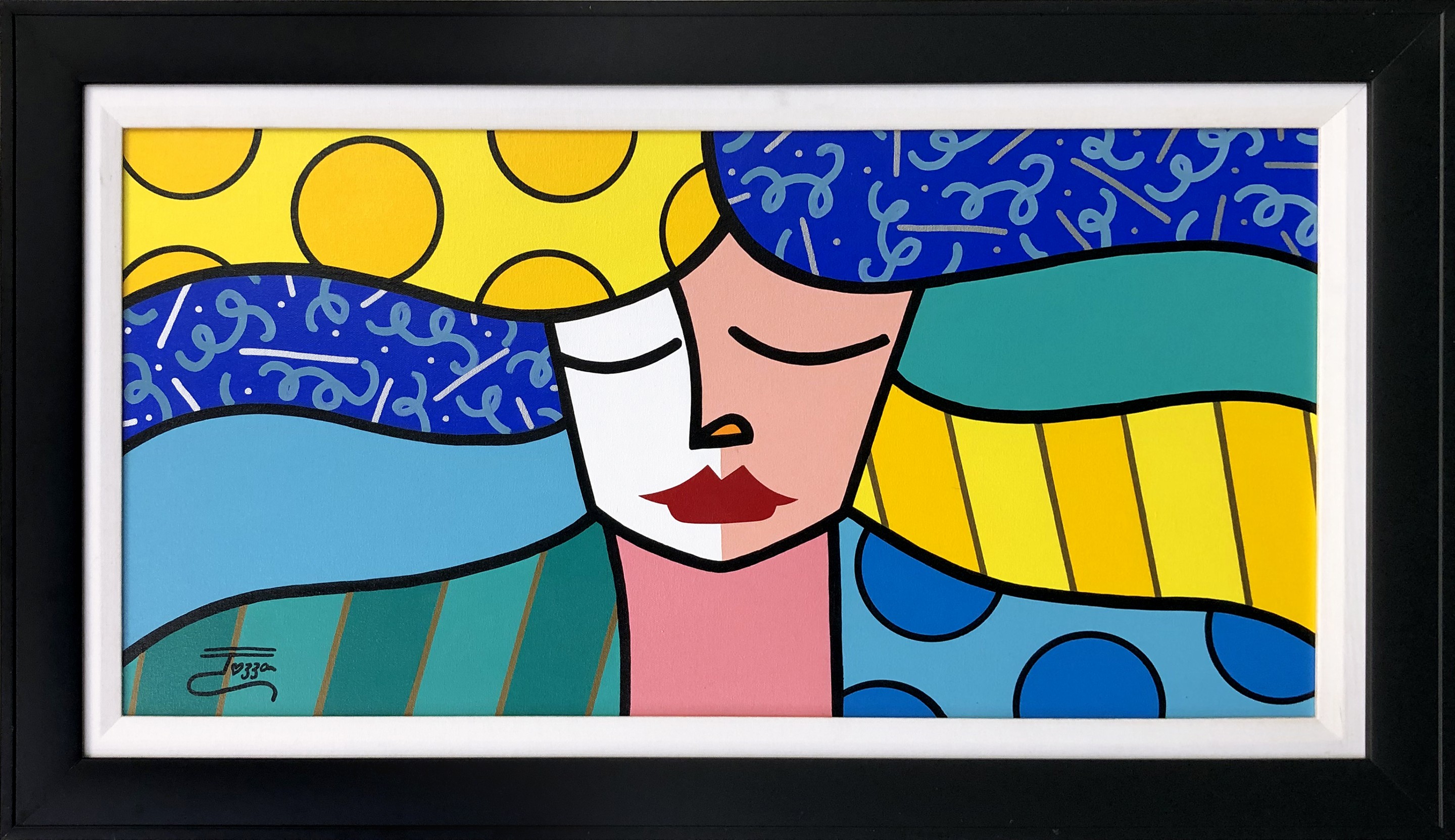 Jozza, Long Hair (original painting on canvas) Jozza, Long Hair (original painting on canvas)