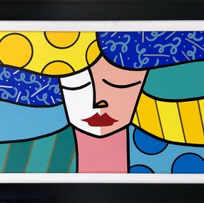Painting, Long Hair (original painting on canvas), Jozza