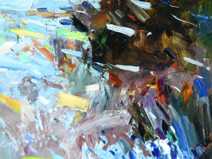 Yehor Dulin, Water, Painting on canvas
