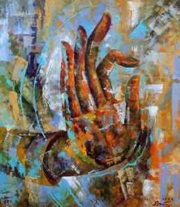 Painting, Buddha's hand, Voichenko Sergiy