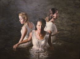 Gemälde, Circulo en el Mar, Sandra de Jaume