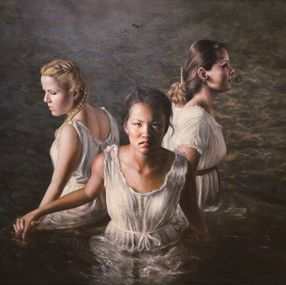 Gemälde, Circulo en el Mar, Sandra de Jaume