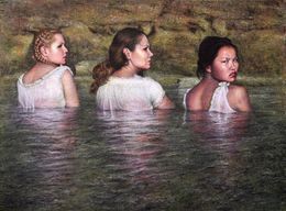 Gemälde, Bañándose, Sandra de Jaume