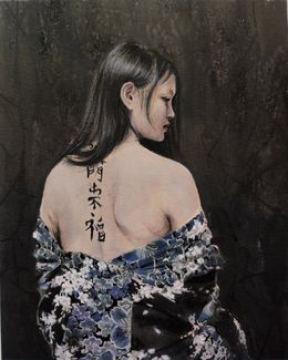 Gemälde, Pillow Book Kimono, Sandra de Jaume
