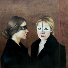 Painting, La Historiadora y la Artista, Sandra de Jaume