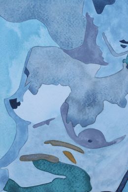 Painting, Abstrait nu N°29, Aurélie Trabaud