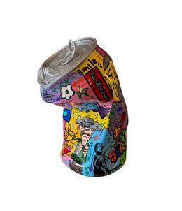 Sculpture, Dammaged can, Michael Edery