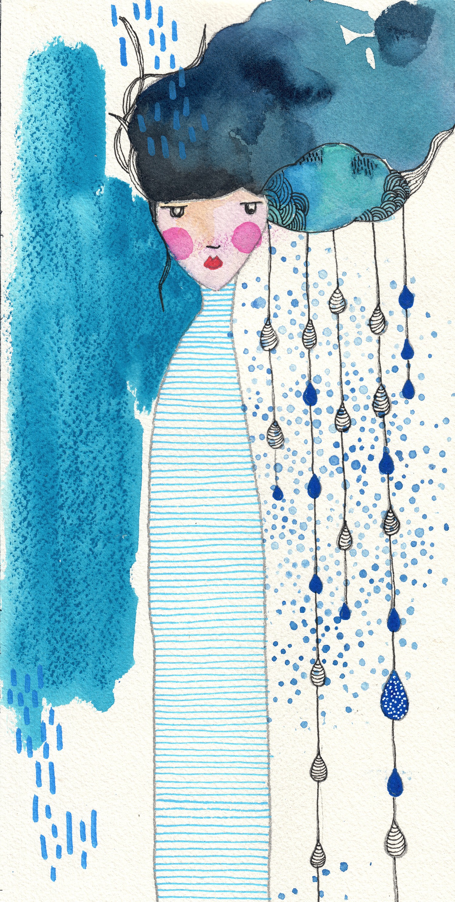 Gris De Garance, Femme sous la pluie Gris De Garance, Femme sous la pluie