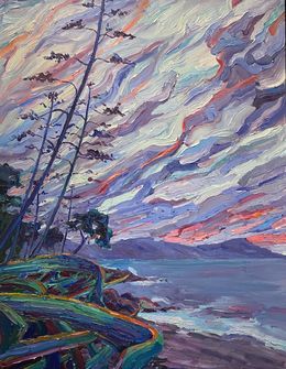 Painting, After the rain. Agaves, Genia Sheyn