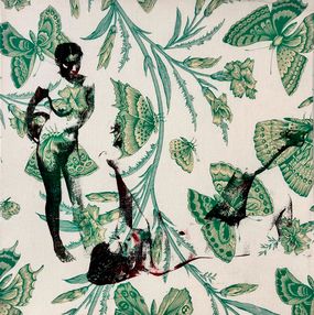 Gemälde, Butterflies, Dominique Fury