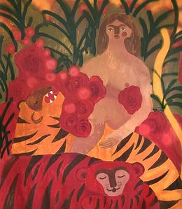 Painting, My dangerous friends, Dasha Pogodina
