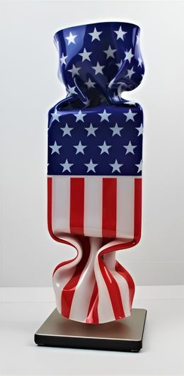Sculpture, Stars & Stripes, Ad Van Hassel