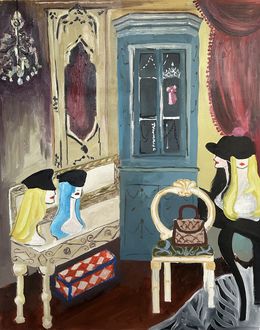Gemälde, Pause in Time, Roxana Khonkulova