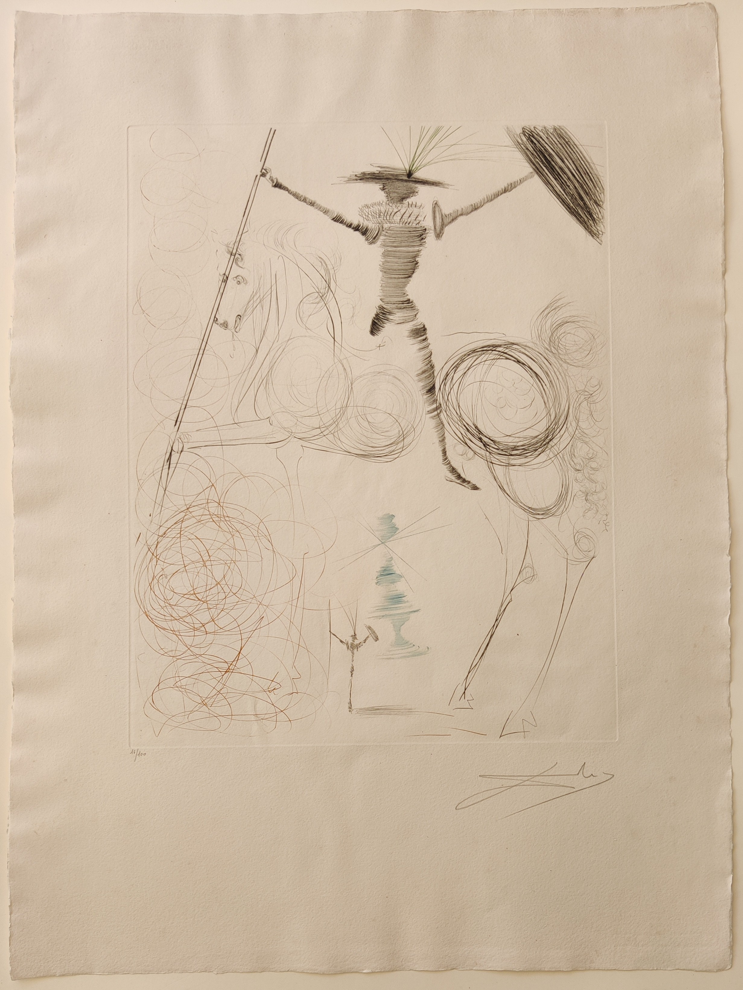 Salvador Dali, Don Quichotte Salvador Dali, Don Quichotte