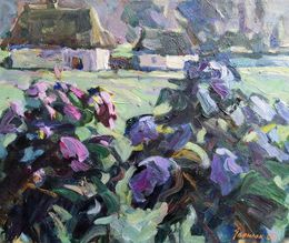 Painting, In the garden, Ivanyuk Oleksiy