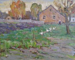 Gemälde, Rural life, Ivanyuk Oleksiy