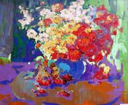 Painting, Autumn flowers, Oksana Ivanyuk