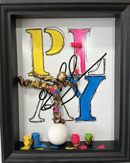 Painting, Play Golf, Bernard Saint-Maxent