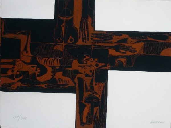 Oswaldo Guayasamin, Lidice 2 Variante Oswaldo Guayasamin, Lidice 2 Variante