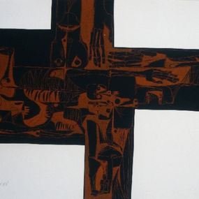 Drucke, Lidice 2 Variante, Oswaldo Guayasamin