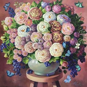 Gemälde, Summer Flowers, Anna Varella