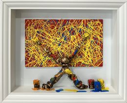 Painting, Style Pollock 2, Bernard Saint-Maxent
