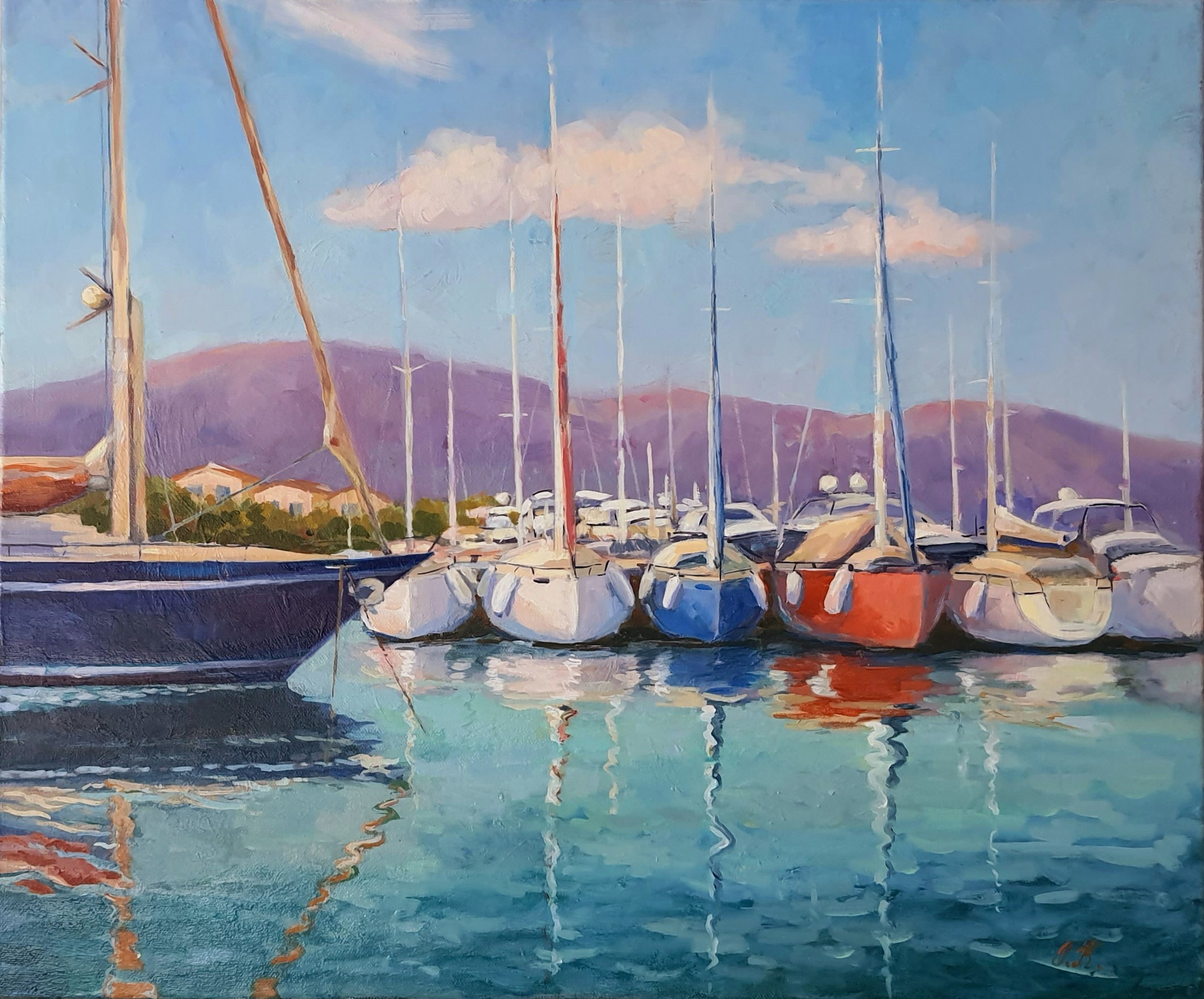 Tatiana Kyriakidou, Peaceful Marina at rest Tatiana Kyriakidou, Peaceful Marina at rest