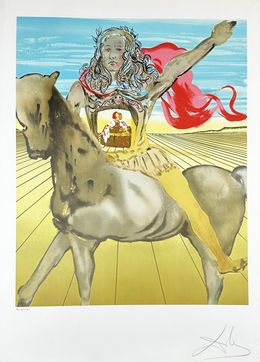 Print, Chevalier Surrealiste, Salvador Dali