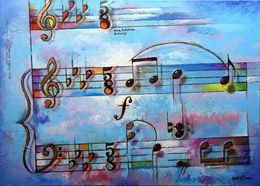 Painting, Music 3, Rakhmet Redzhepov (Ramzi)