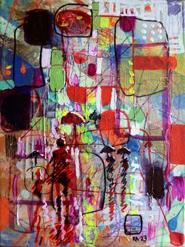 Painting, City 12, Rakhmet Redzhepov (Ramzi)