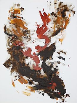 Gemälde, Sacrifice ( Série Rwanda ), Damien Berrard