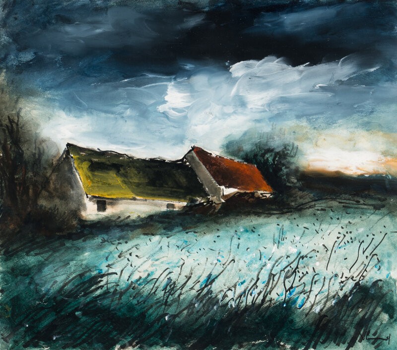 Maurice de Vlaminck, La Ferme dans les Avoines Maurice de Vlaminck, La Ferme dans les Avoines