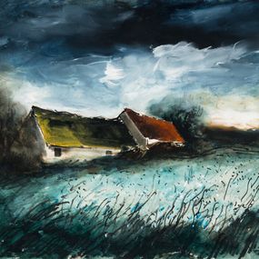 Fine Art Drawings, La Ferme dans les Avoines, Maurice de Vlaminck
