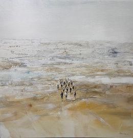 Painting, Sur le chemin de sable, Richard Poumelin
