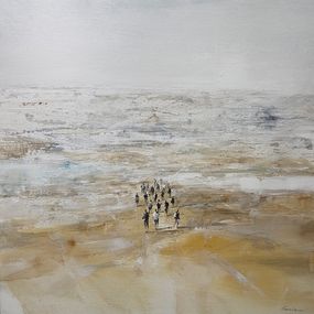 Gemälde, Sur le chemin de sable, Richard Poumelin