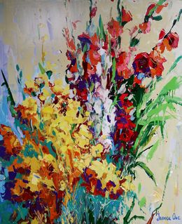 Painting, Still life with flowers, Oksana Ivanyuk