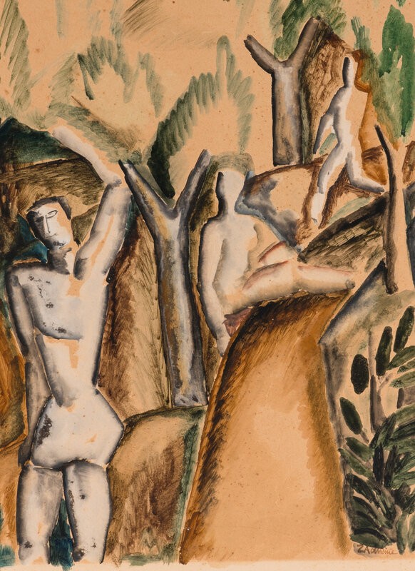 Ossip Zadkine, Trois Personnages Ossip Zadkine, Trois Personnages
