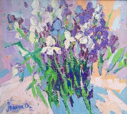 Gemälde, Irises, Oksana Ivanyuk