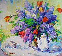 Painting, Bouquet of flowers, Oksana Ivanyuk